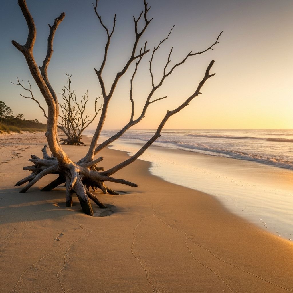 Driftwood Beach (Jekyll Island Side Trip)